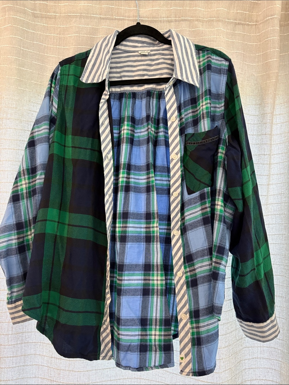 Aeire pj plaid shirt
